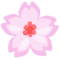Cherry Blossom emoji on Messenger